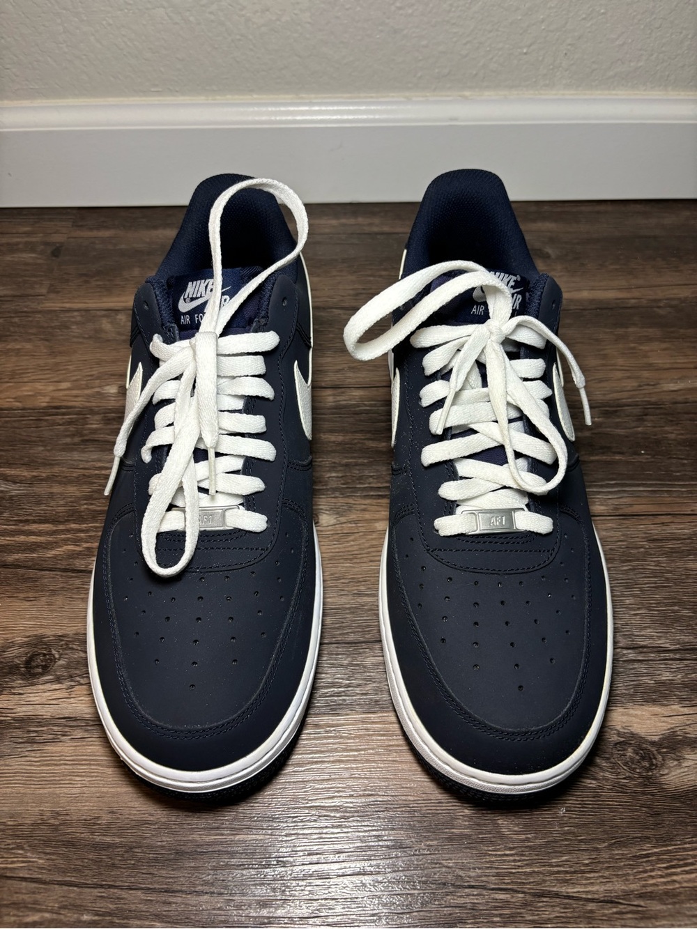 Size 12 - Nike Air Force 1 Obsidian White